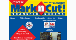 Desktop Screenshot of markncut.com